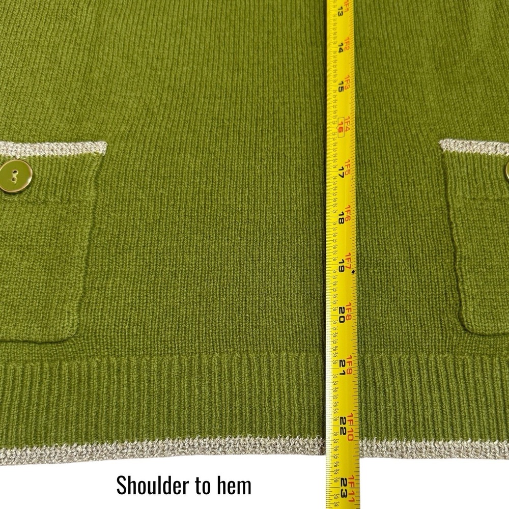 NEW Tuckernuck Robbie Sweater Olive Green Wool Blend Knit Old Money Luxury S - Picture 11 of 11